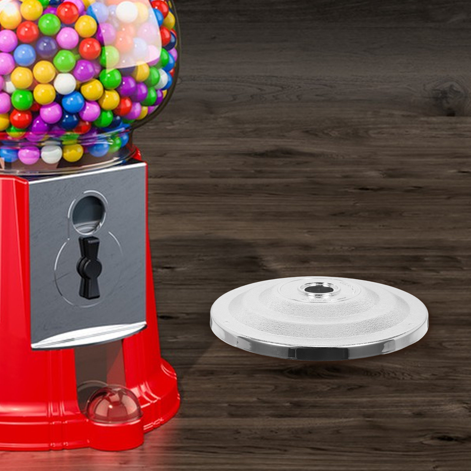 Candy Vending Machine - Universal Plastic Gumball Machine Lid Replacement