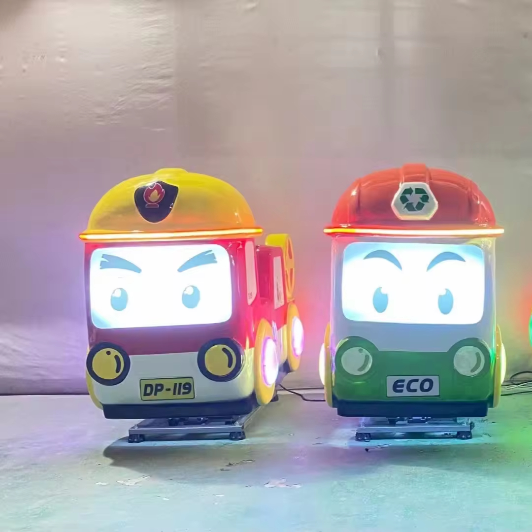 Coin Operated Kiddie Ride - Mini Train Scooter Aircraft Coin Operated