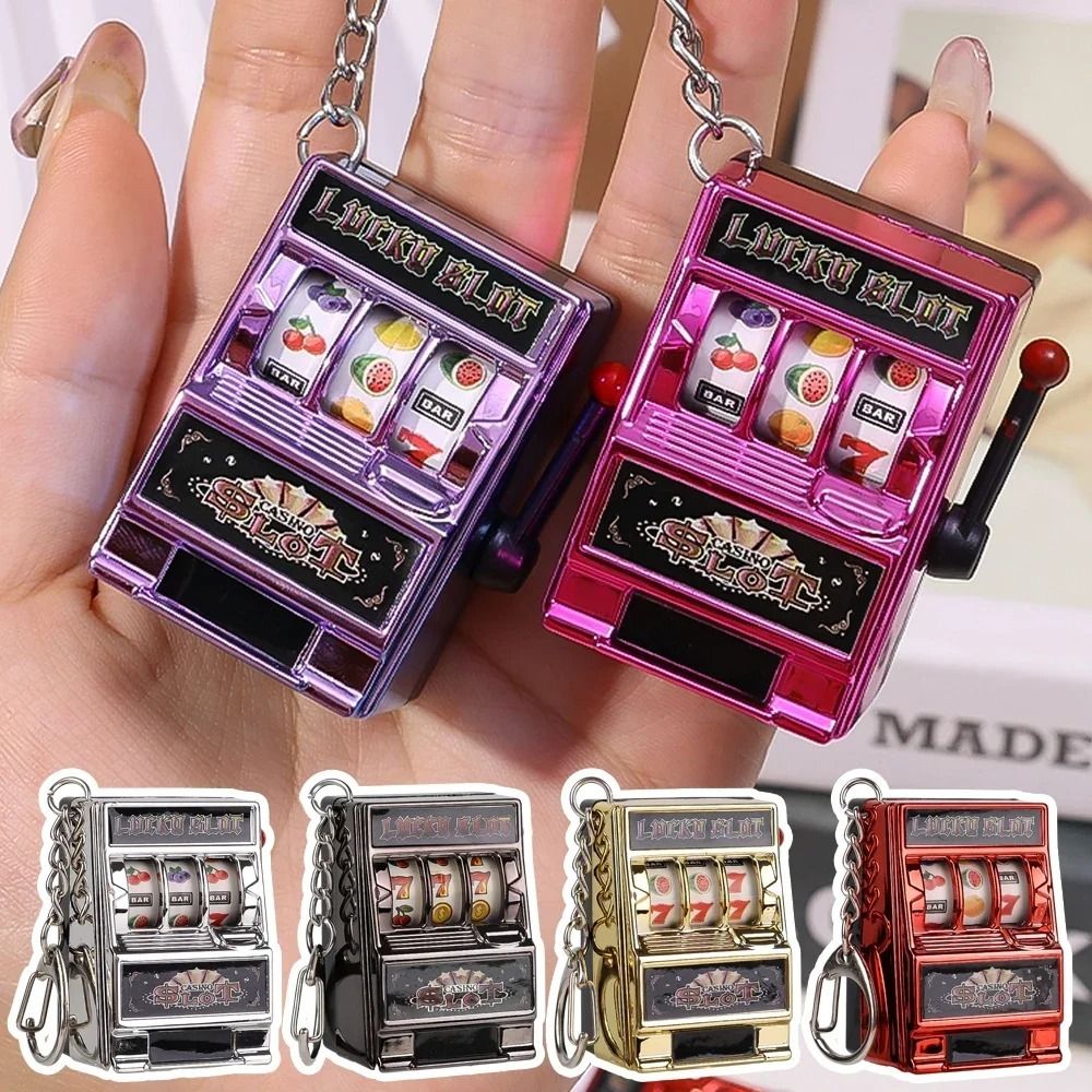 Fruit Slot Machine - Mini Fruit Slot Machine Keychain Lucky