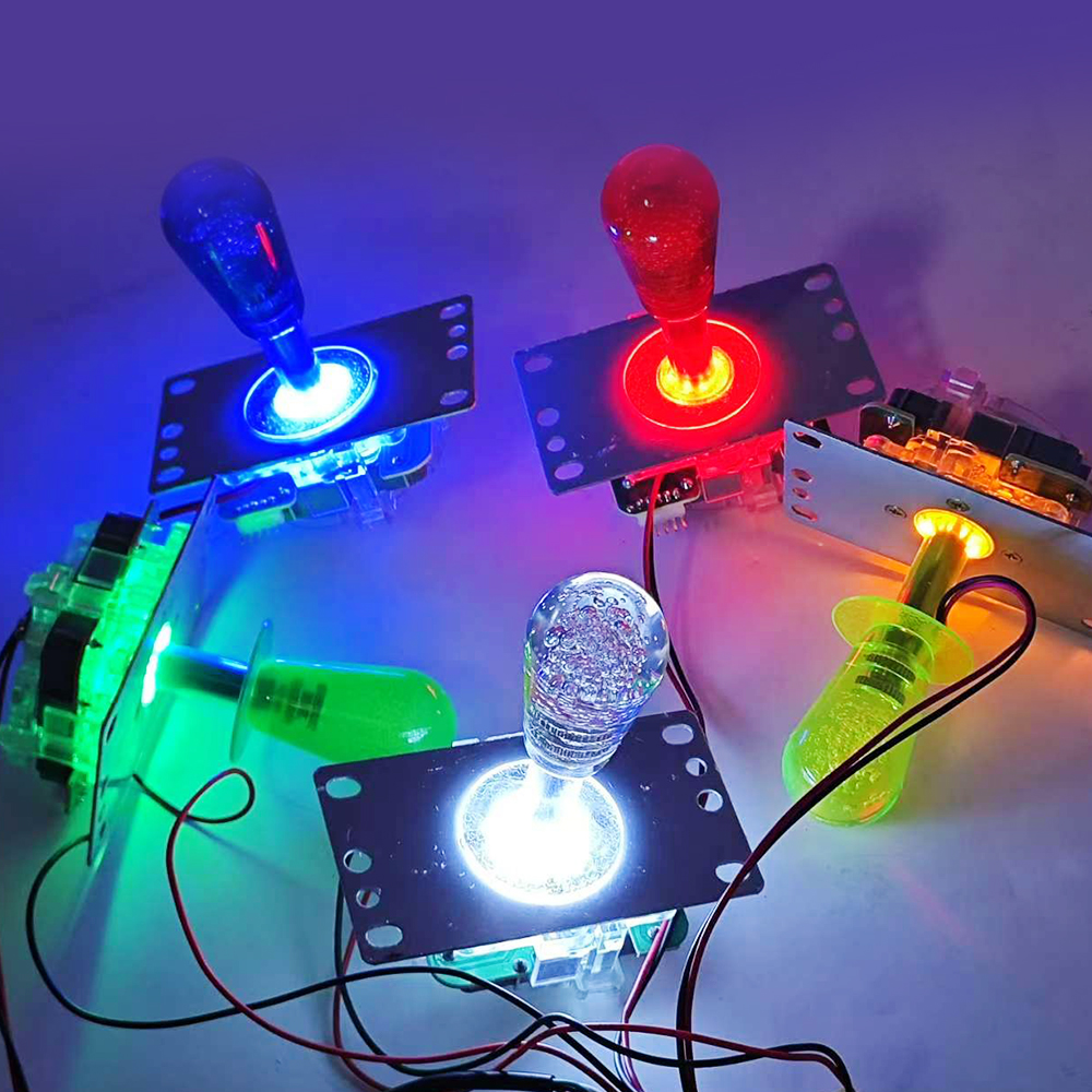 Joystick Arcade Parts - Arcade LED joystick 5V Illuminated colorful