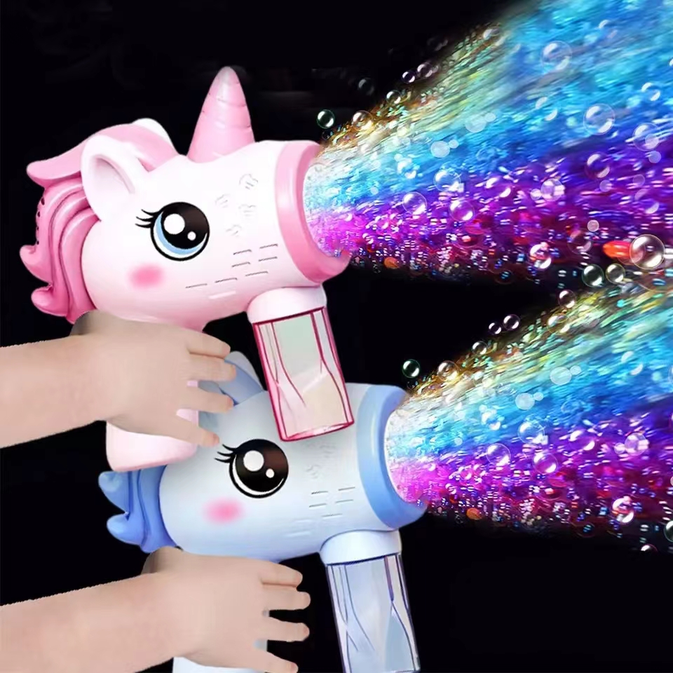 Bubble Gum Machine - 2024 Unicorn Electric Bubble Gun Kids