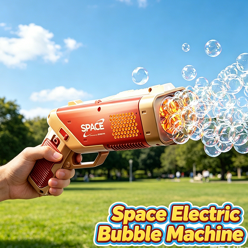 Bubble Gum Machine - 2026 Electric Bubble Gun Automatic Bubbles