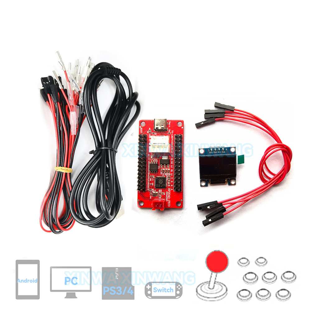 Joystick Arcade Parts - Raspberry Pi Pico Zero Delay USB