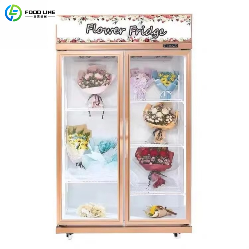 Customized Vertical Flower Dis - Glass Cabinet Display recension och pris