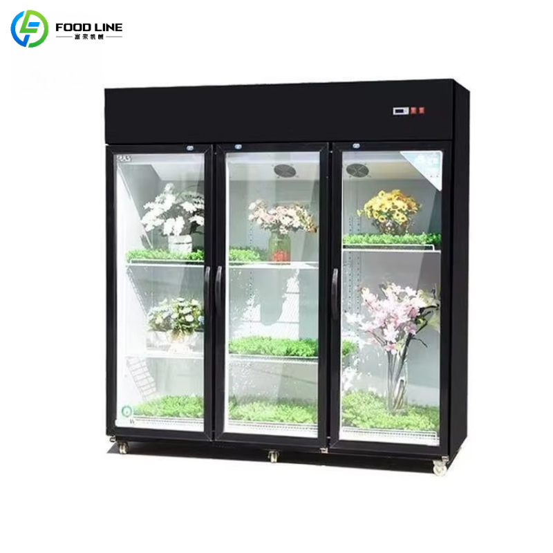 Customized Vertical Flower Dis - Glass Cabinet Display recension och pris