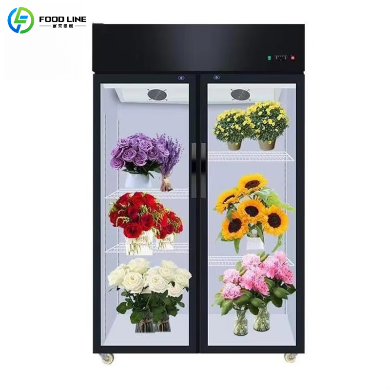 Customized Vertical Flower Dis - Glass Cabinet Display recension och pris