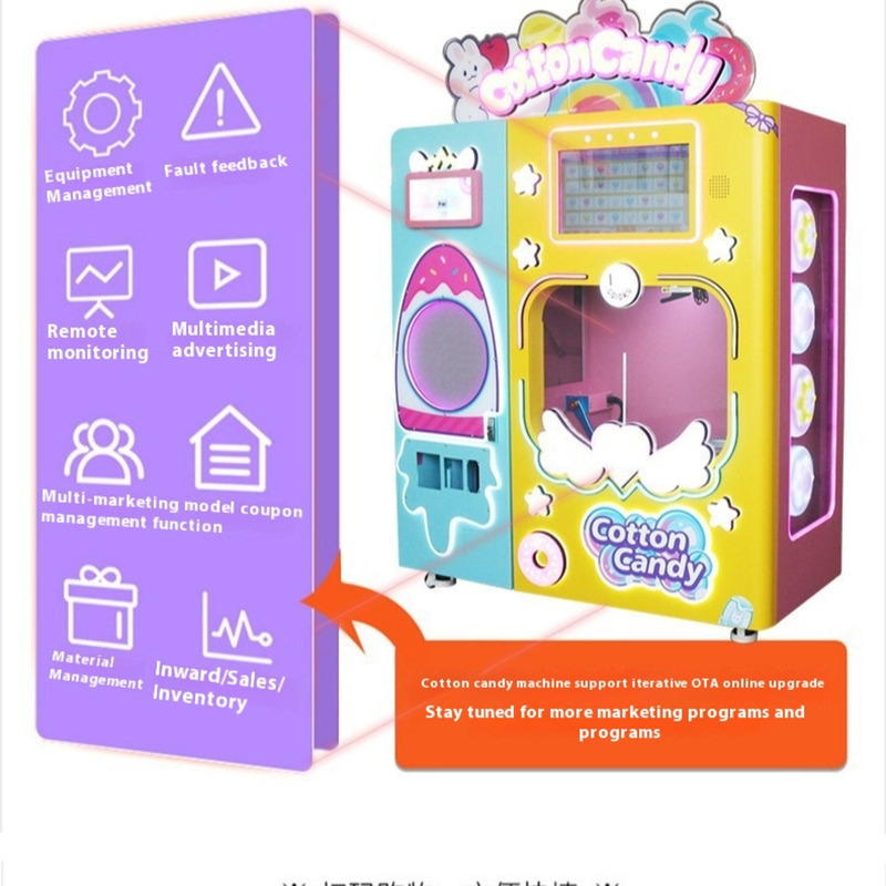 Fully Automatic Cotton Candy M - Candy Vending Machine recension och pris