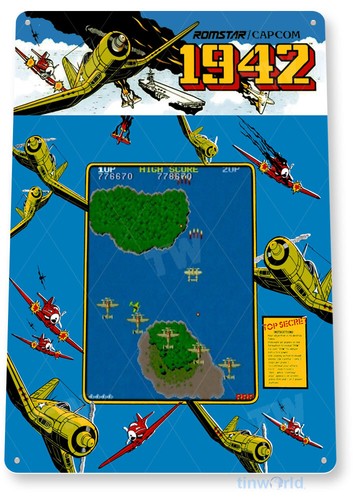 1942 Arcade Sign, Classic Arca - Arcade Games & Vending Co recension och pris