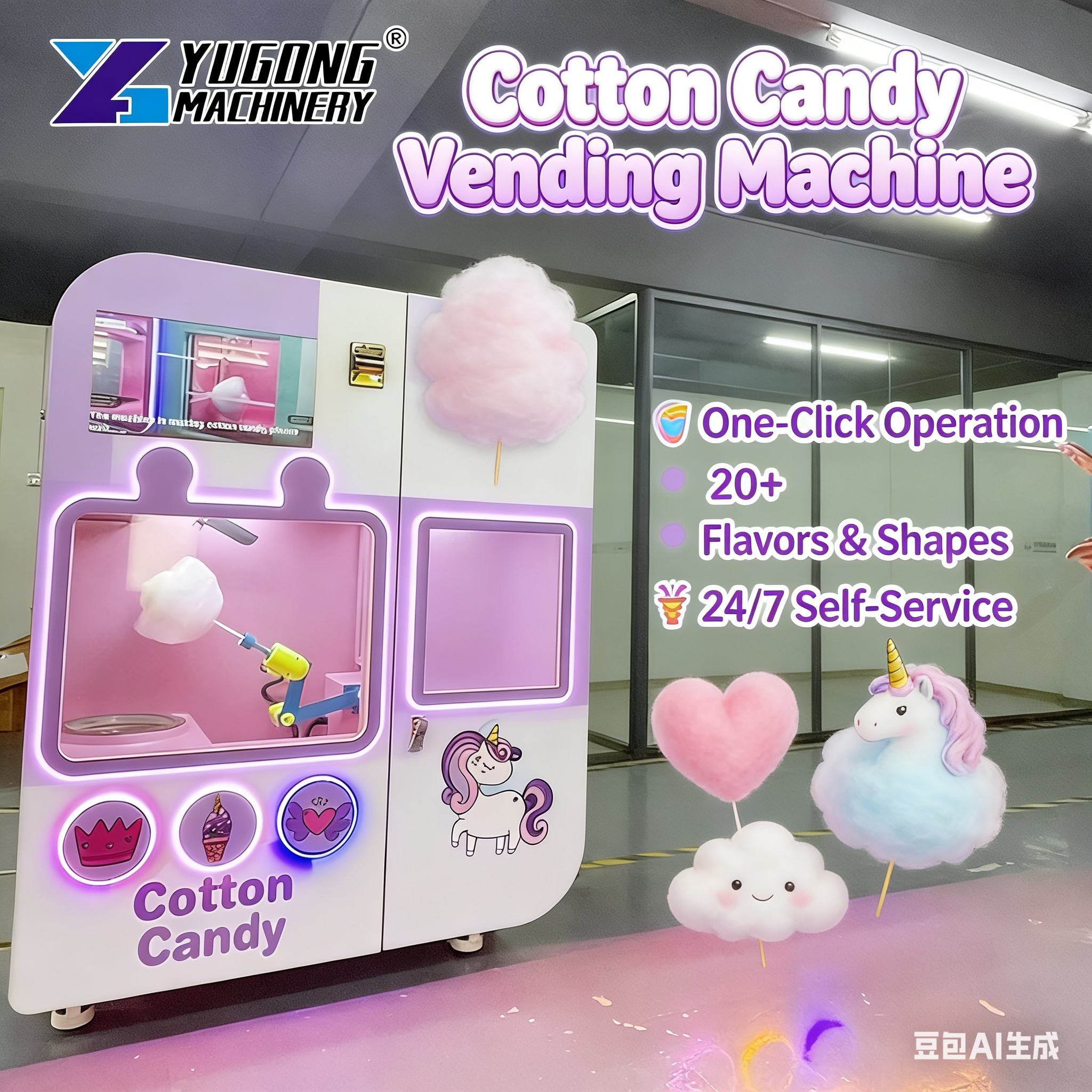 Customized 4 Colors Small Full - Candy Vending Machine recension och pris