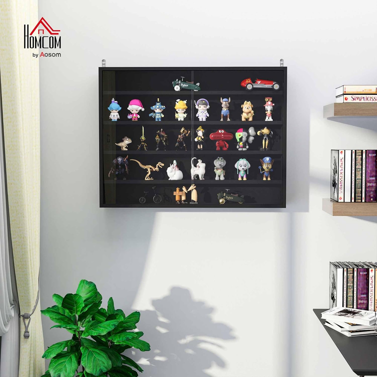 5-Tier Display Cabinet, Glass  - Glass Cabinet Display recension och pris