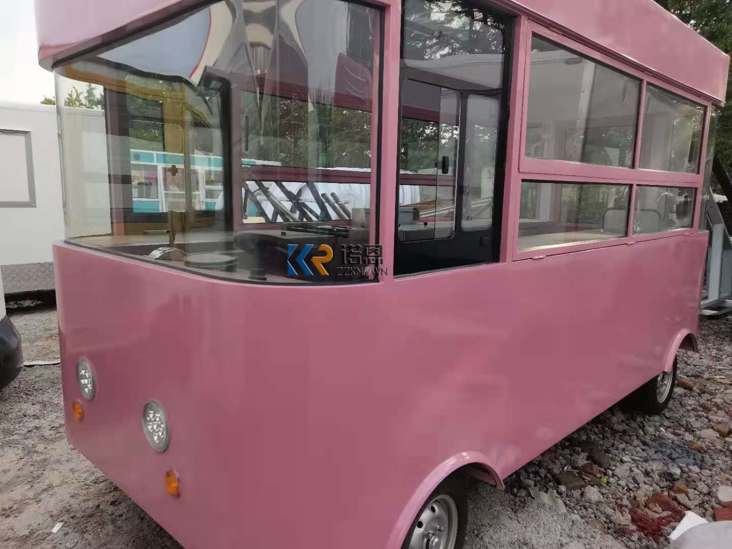 In Stock 4M Mobile Food Truck  - Hot Dog Vending Cart recension och pris