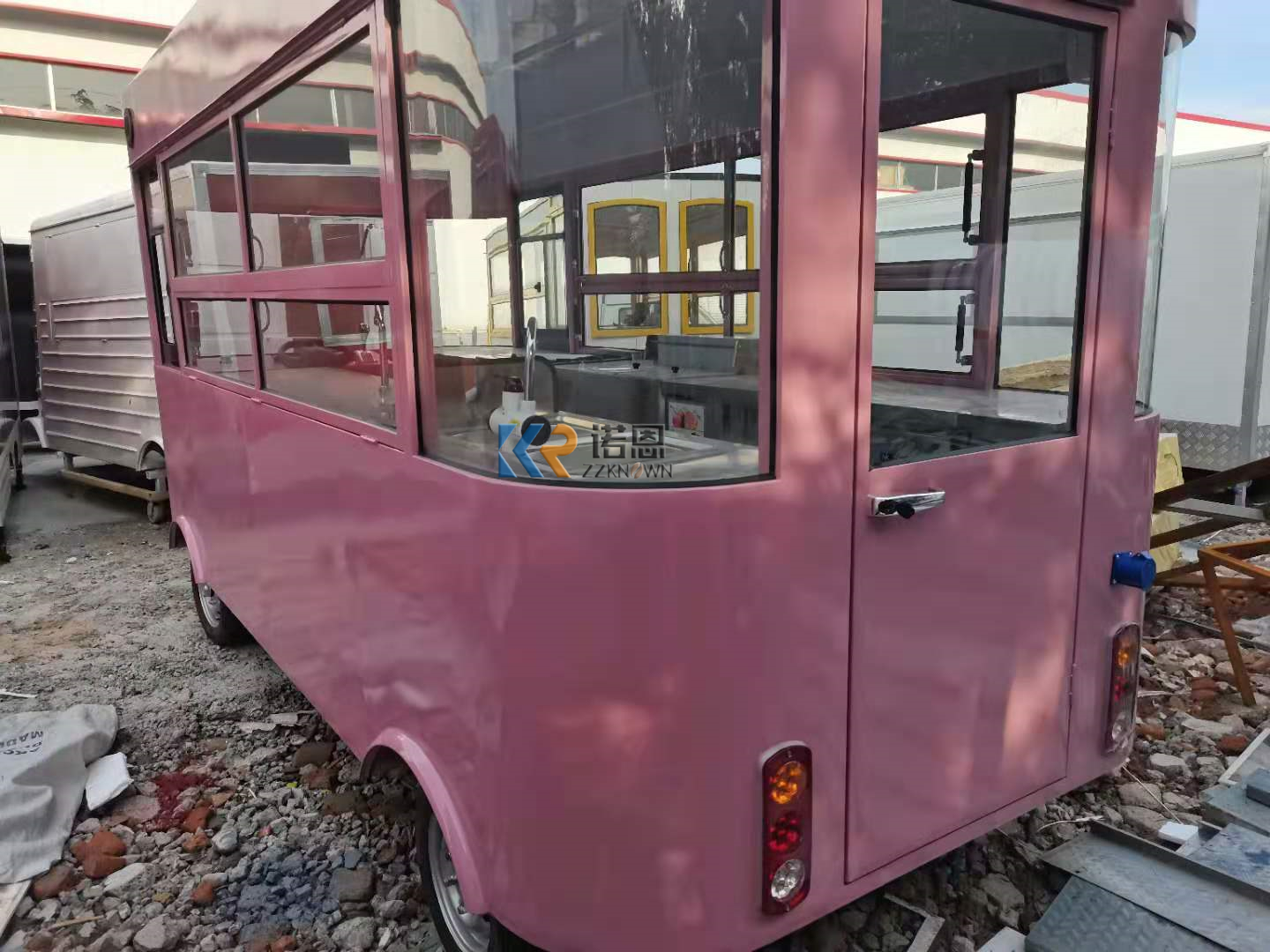 In Stock 4M Mobile Food Truck  - Hot Dog Vending Cart recension och pris