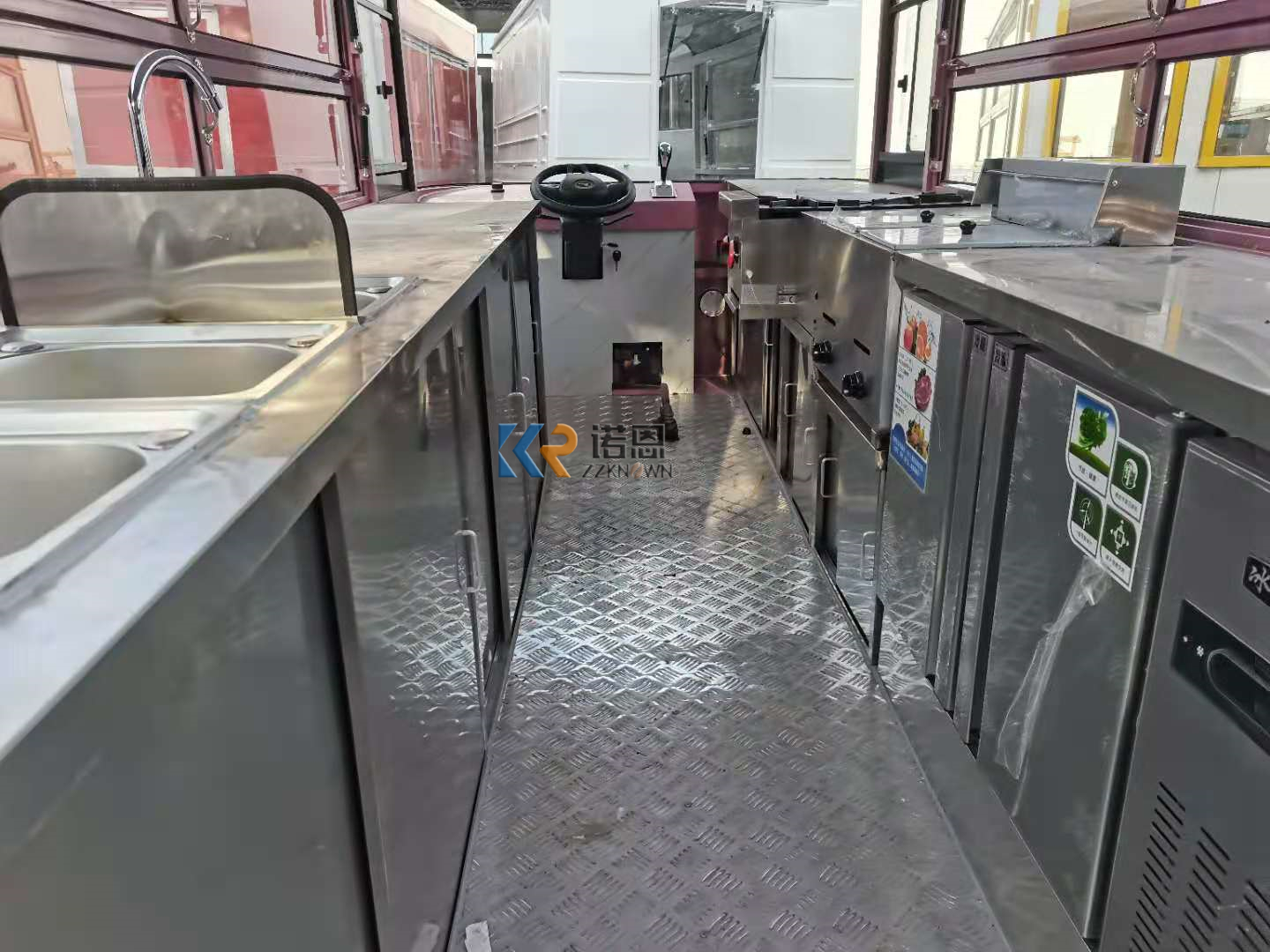 In Stock 4M Mobile Food Truck  - Hot Dog Vending Cart recension och pris