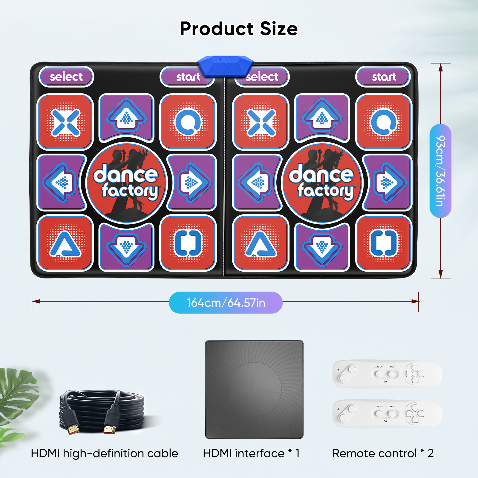 Double Users Dance Mat for Adu - Dance Pad Machine recension och pris