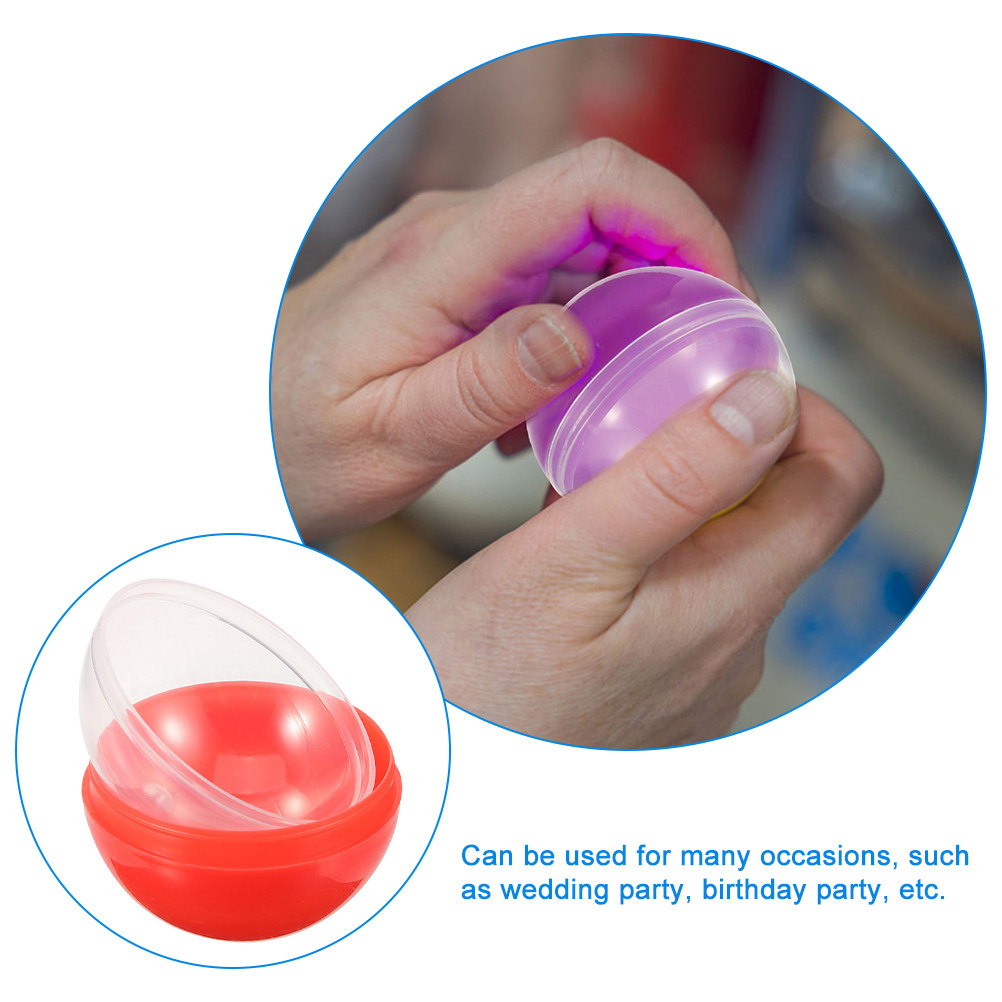100Pcs Clear Round Openable Ca - Candy Vending Machine recension och pris