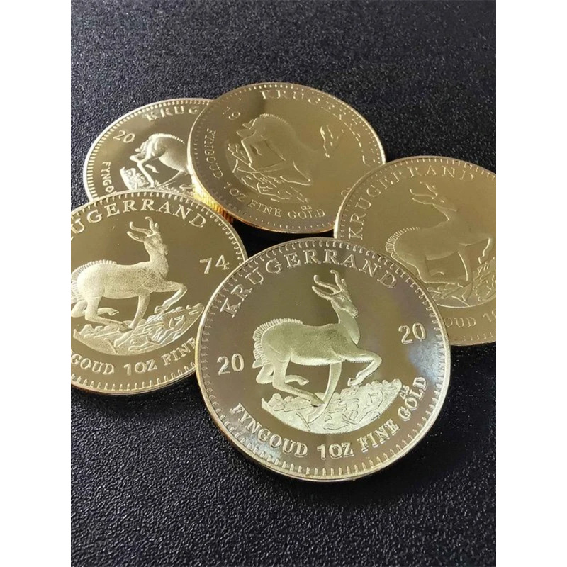 Gold Krugerrand Coin 4cm Wealt - Token Coin Mechanism recension och pris