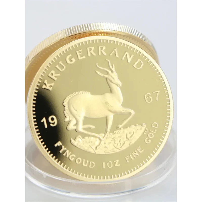 Gold Krugerrand Coin 4cm Wealt - Token Coin Mechanism recension och pris