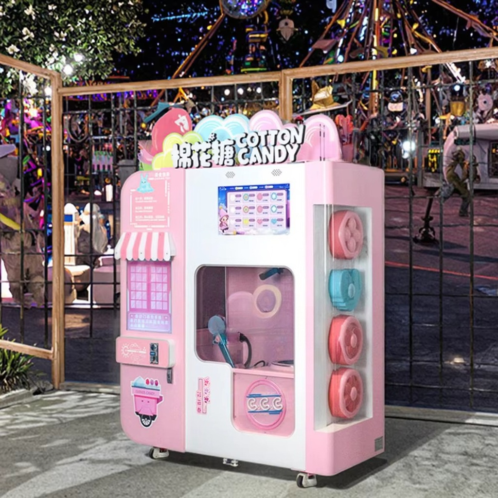 Fully Automated Smart Cotton C - Candy Vending Machine recension och pris