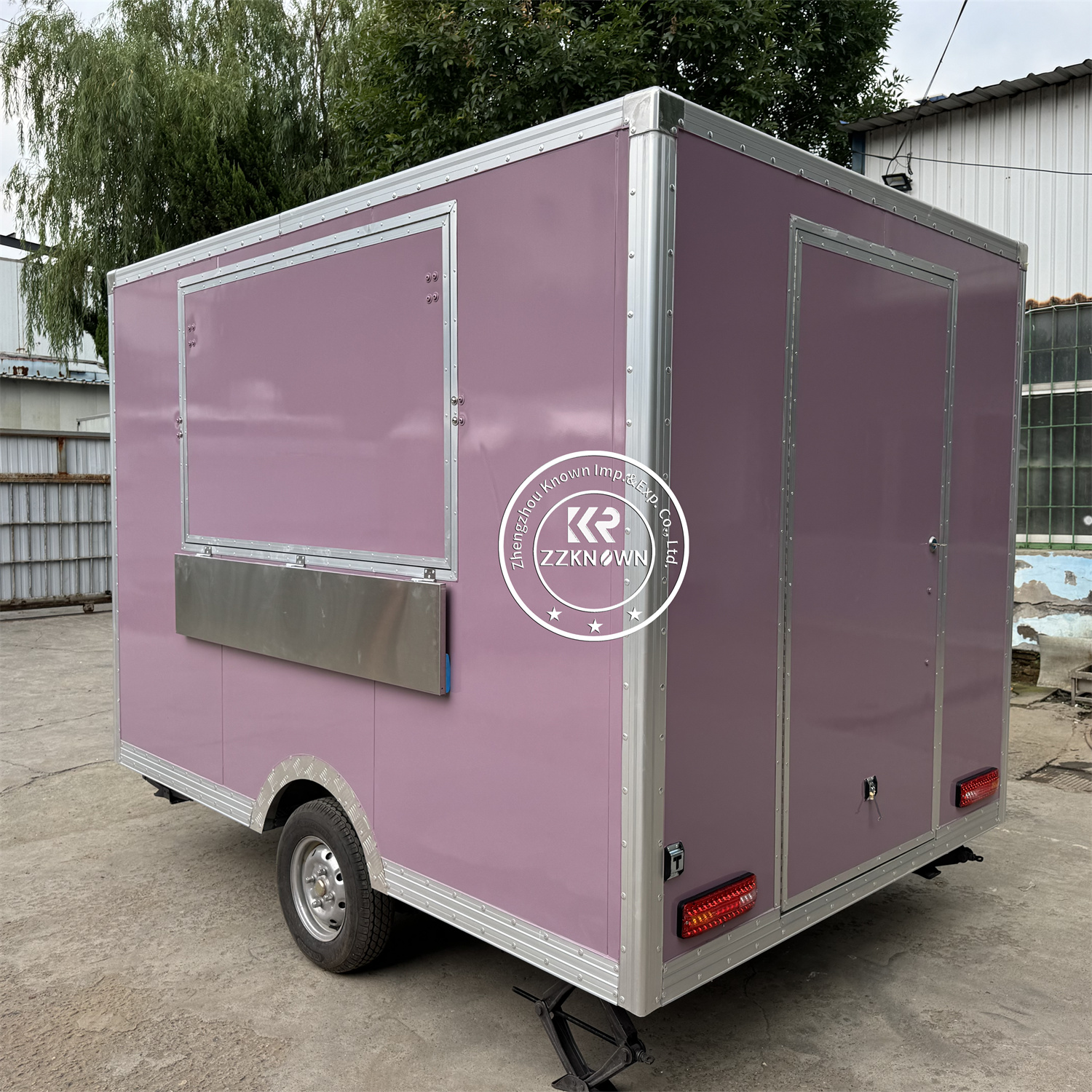 Mobile Fast Food Trailer Cart  - Hot Dog Vending Cart recension och pris