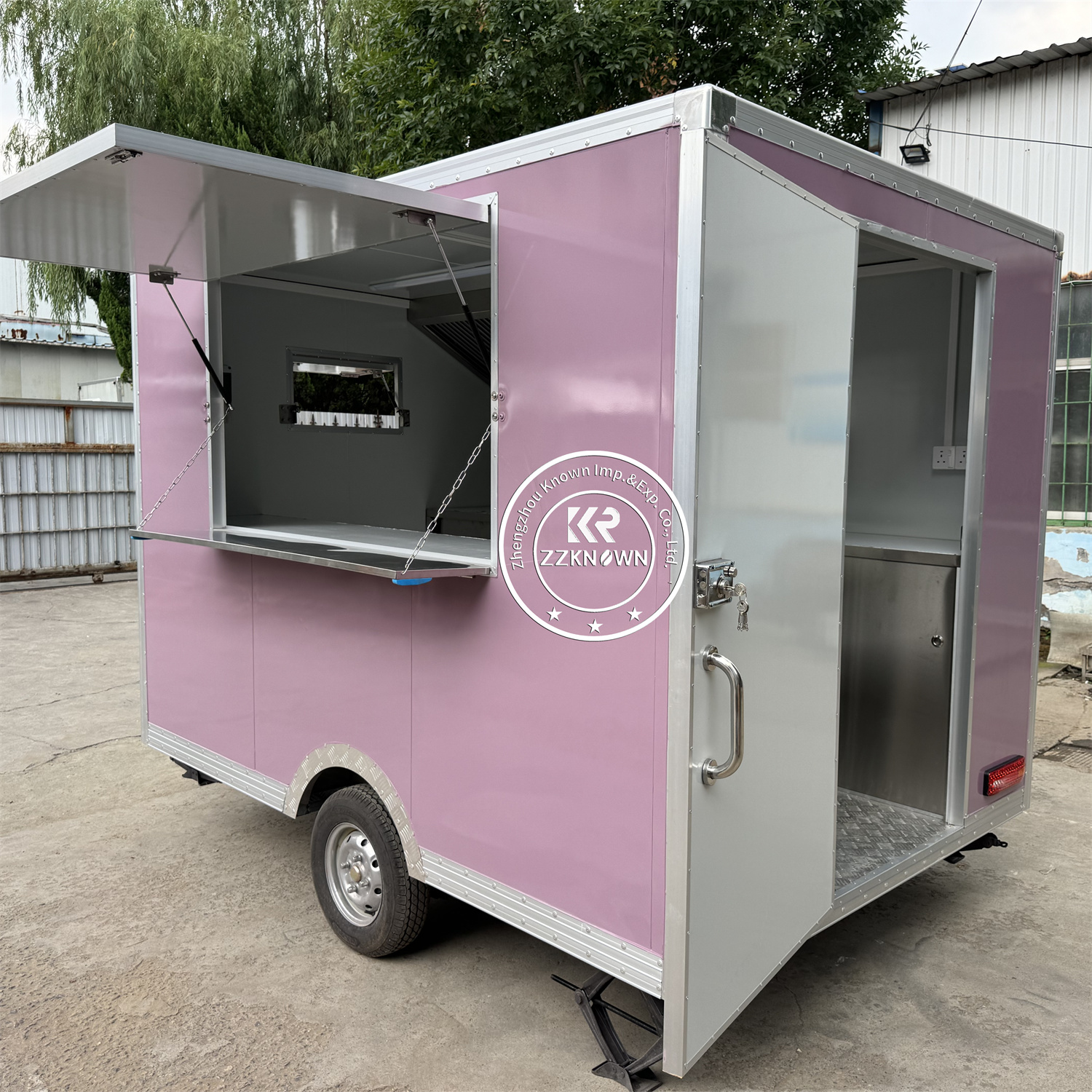 Mobile Fast Food Trailer Cart  - Hot Dog Vending Cart recension och pris
