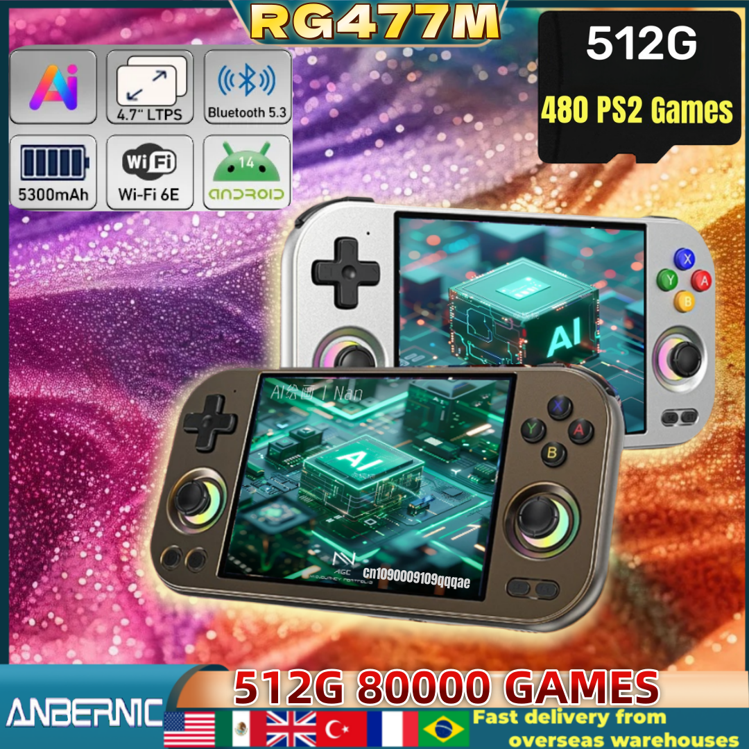 ANBERNIC RG 477M Retro Video G - Arcade Vibes recension och pris