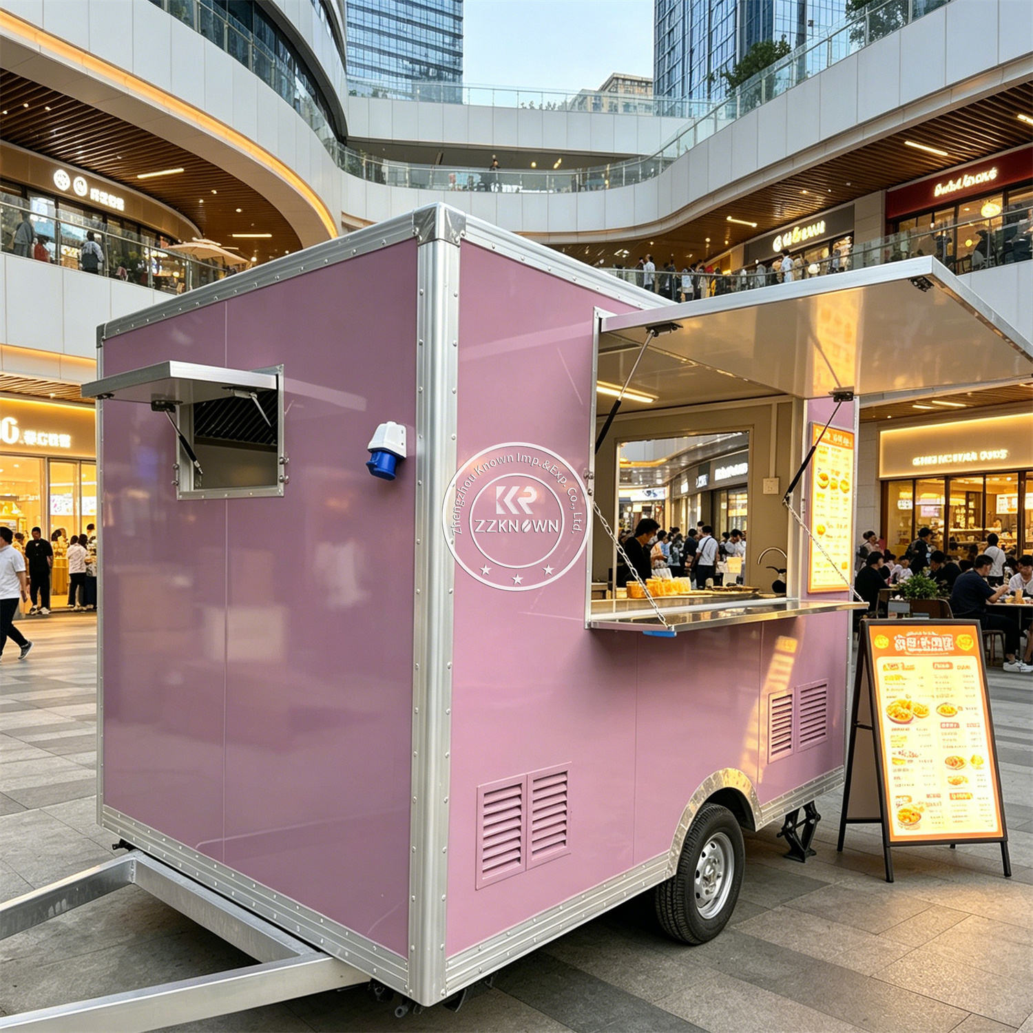 Concession Pizza Trailer Stree - Hot Dog Vending Cart recension och pris