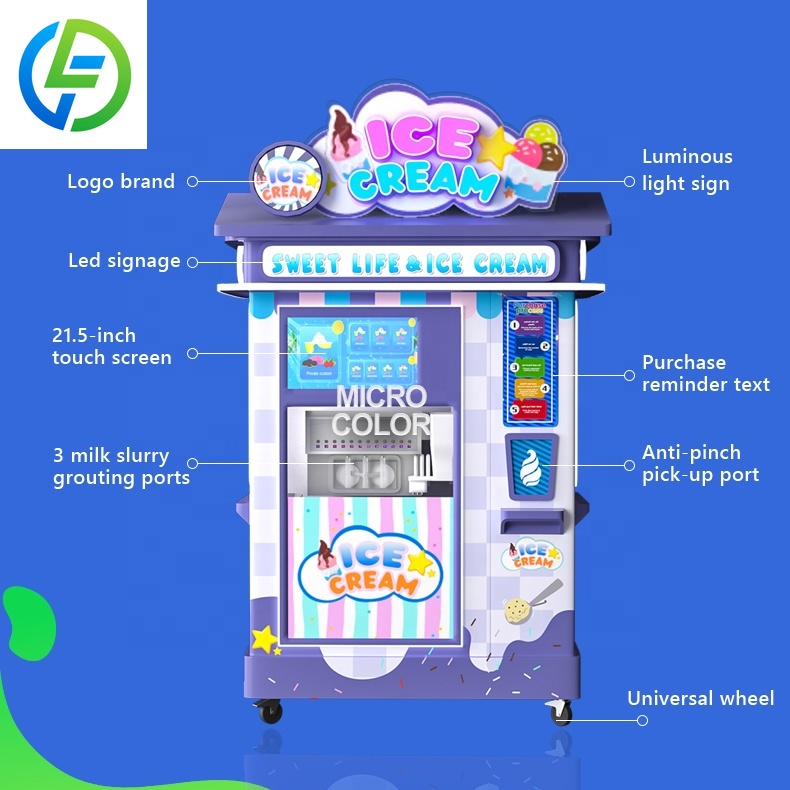 24 Hour Commercial Yogurt Soft - Vending Machine Qr Code recension och pris