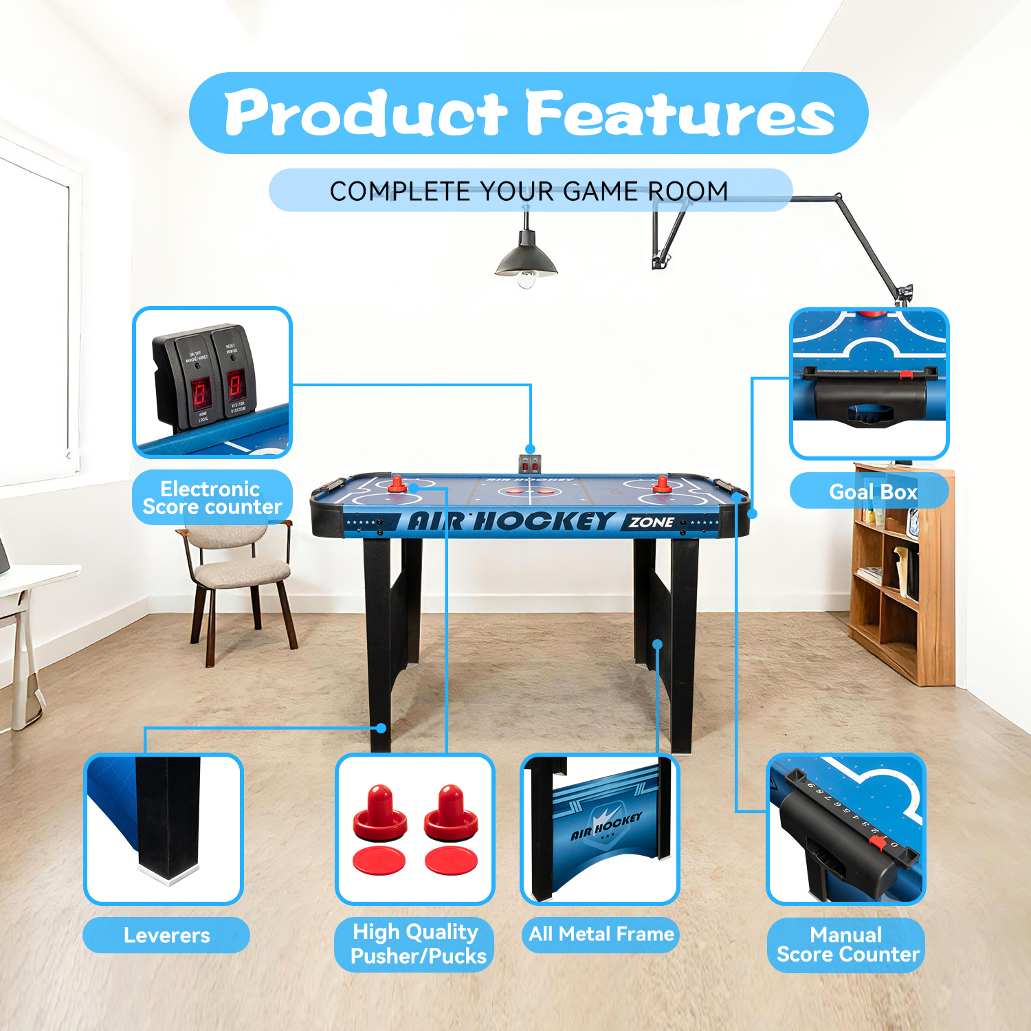 Wholesale Air Hockey Table 4FT - Air Hockey Table recension och pris