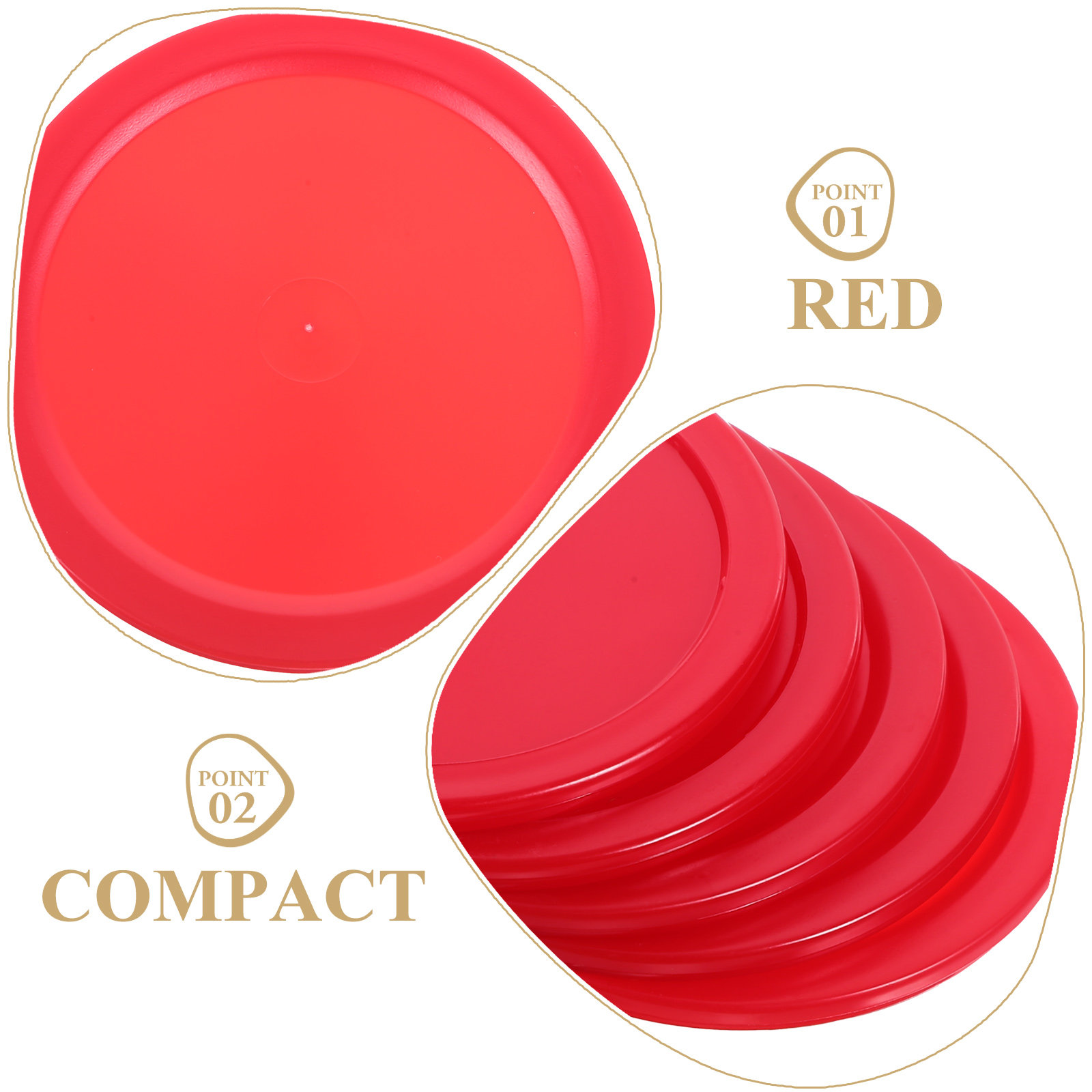 5Pcs Air Hockey Pucks Plastic  - Air Hockey Table recension och pris
