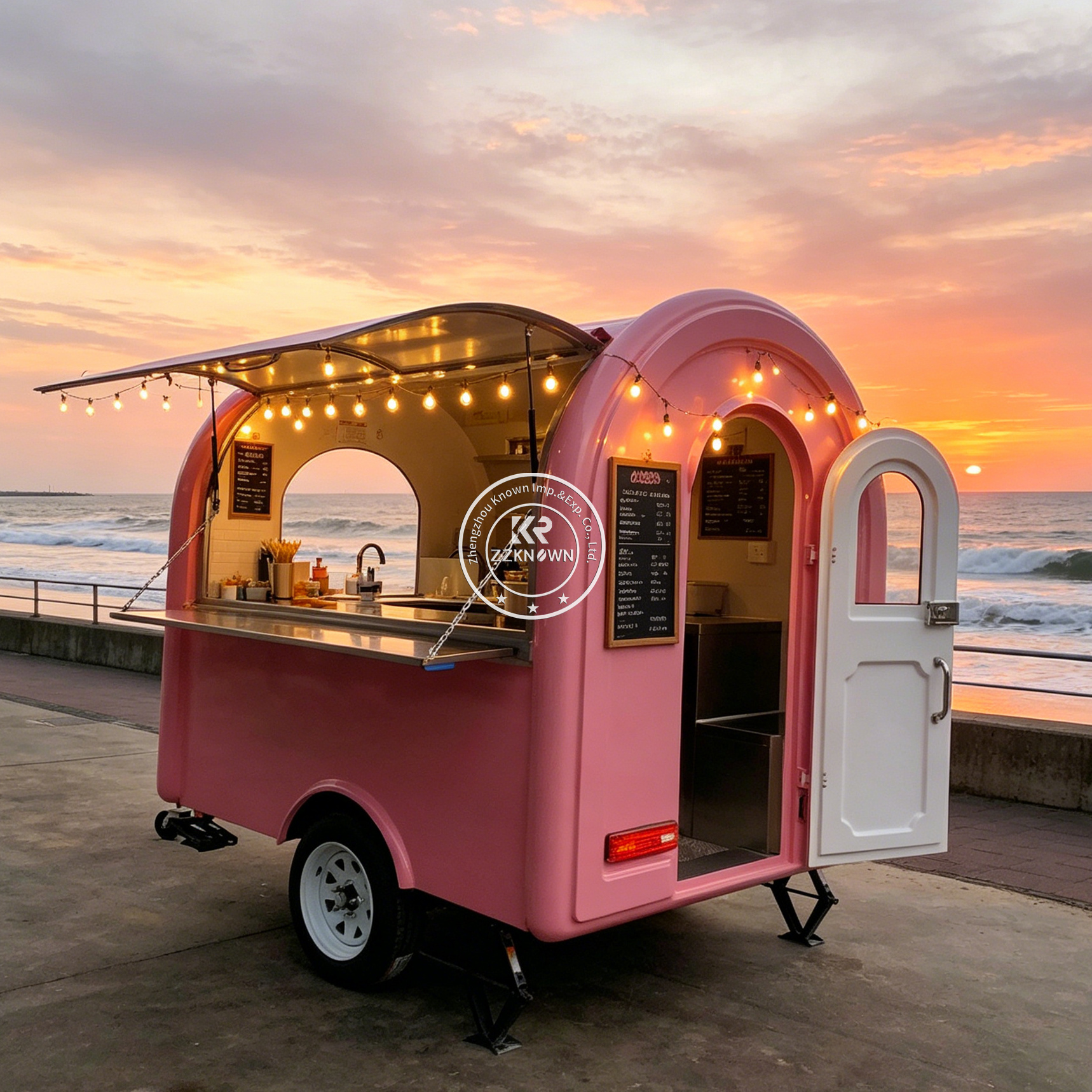 Street Mobile Food Trailer Hot - Hot Dog Vending Cart recension och pris