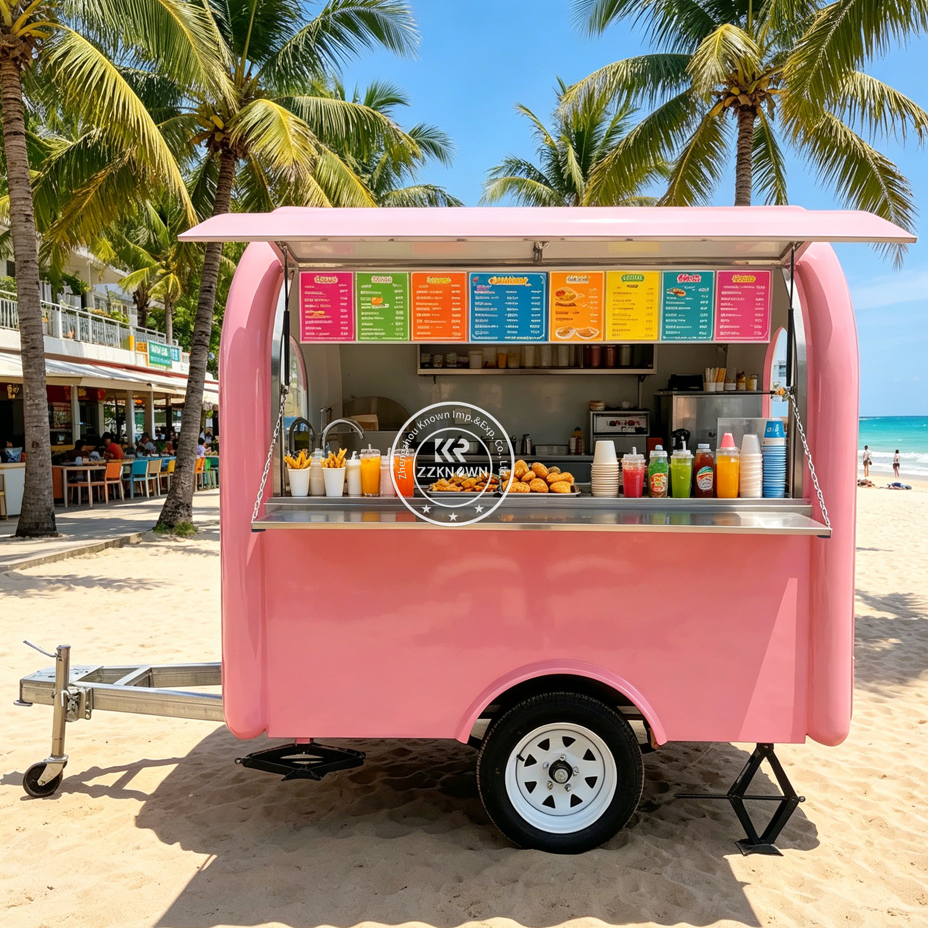 Street Mobile Food Trailer Hot - Hot Dog Vending Cart recension och pris