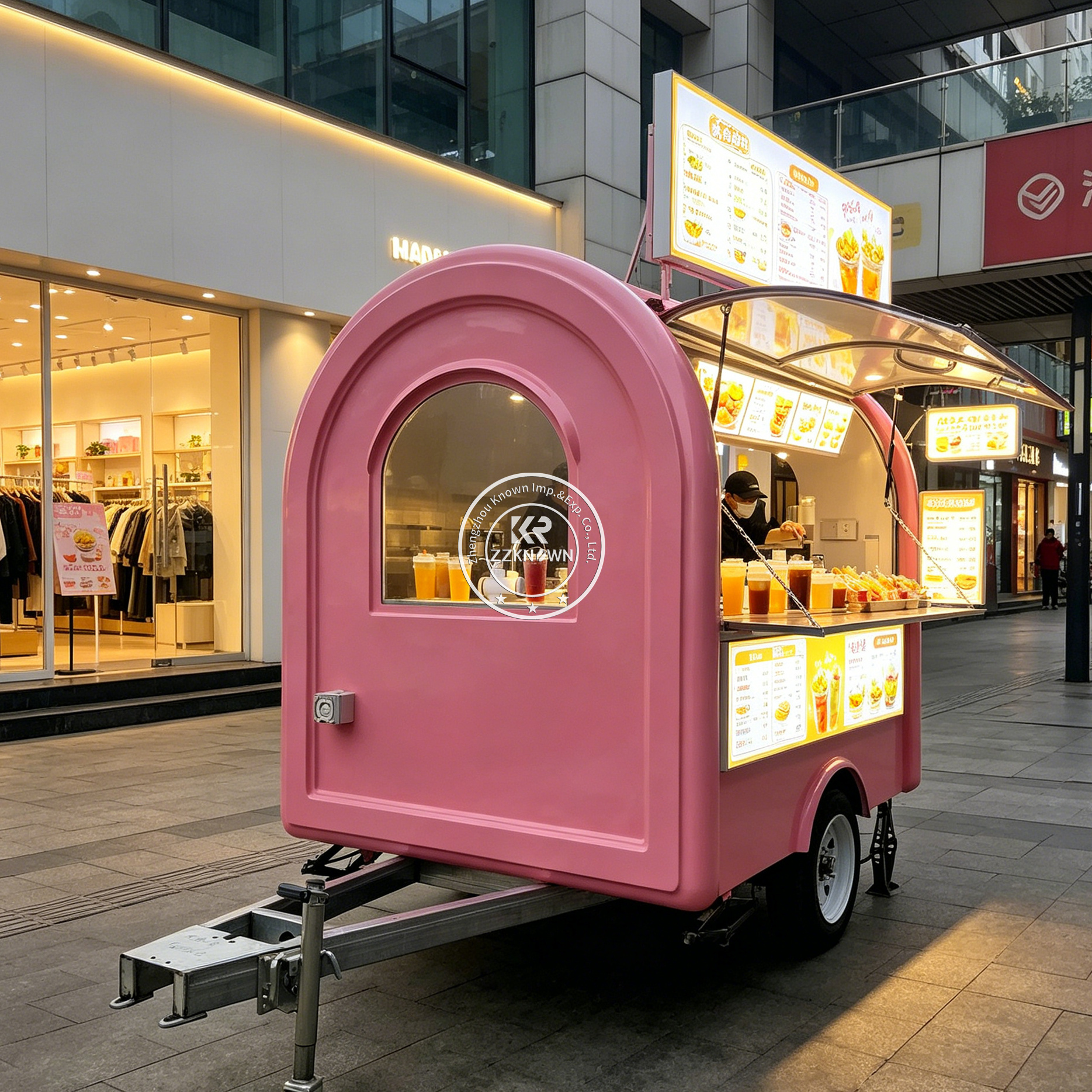 Street Mobile Food Trailer Hot - Hot Dog Vending Cart recension och pris