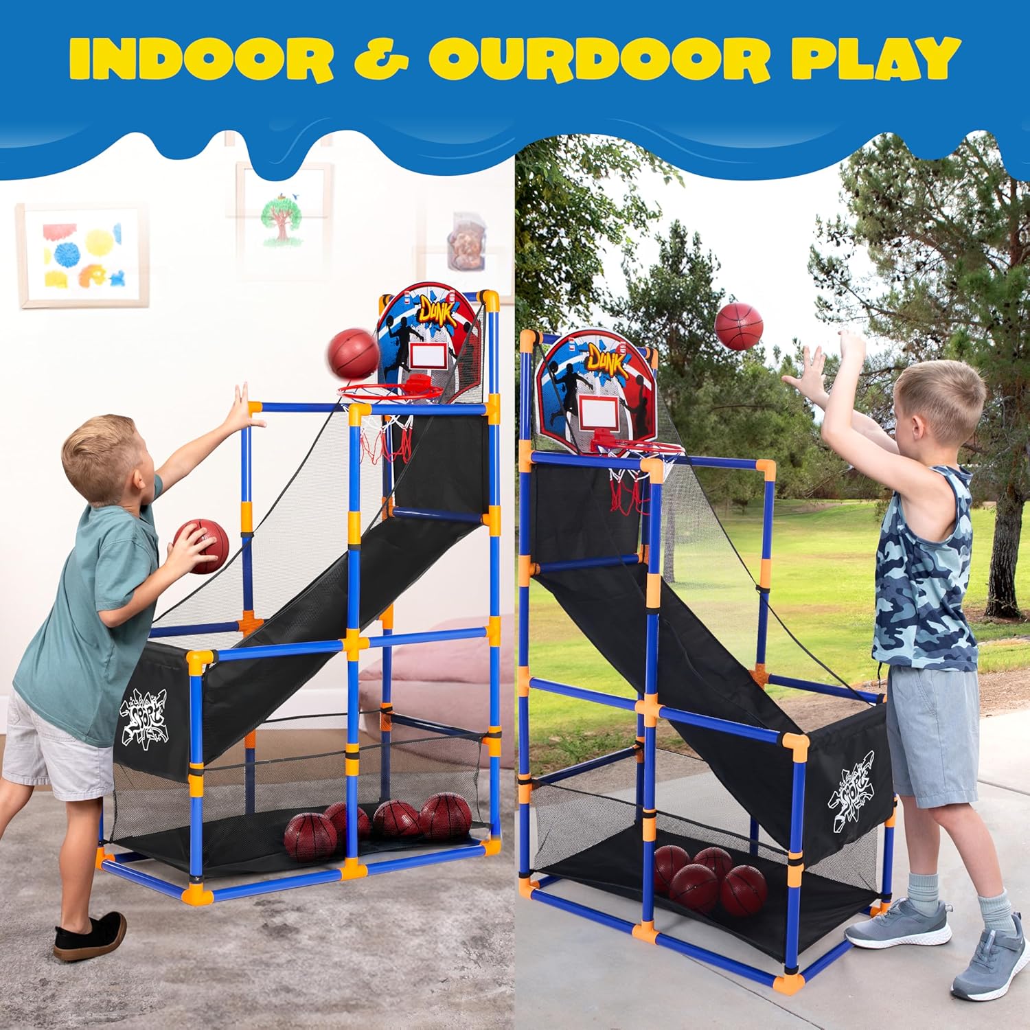 Arcade Basketball Game Set wit - Arcade Games & Vending Co recension och pris