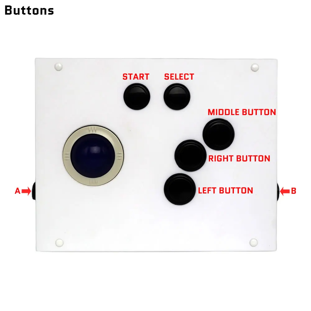 Right Hand/Left Hand Arcade Ga - Trackball Controller Arcade recension och pris