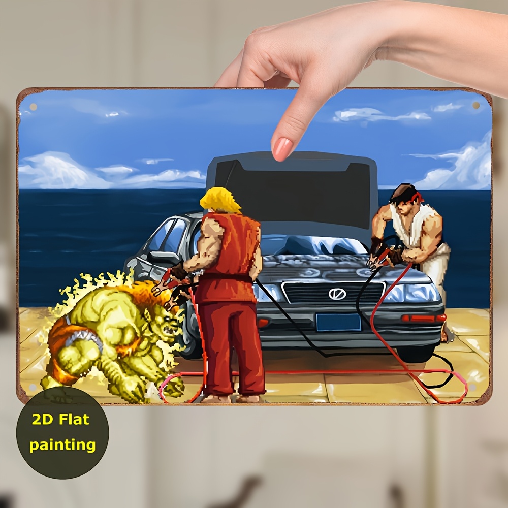 Vintage iron sign poster Sprin - Arcade Games & Vending Co recension och pris