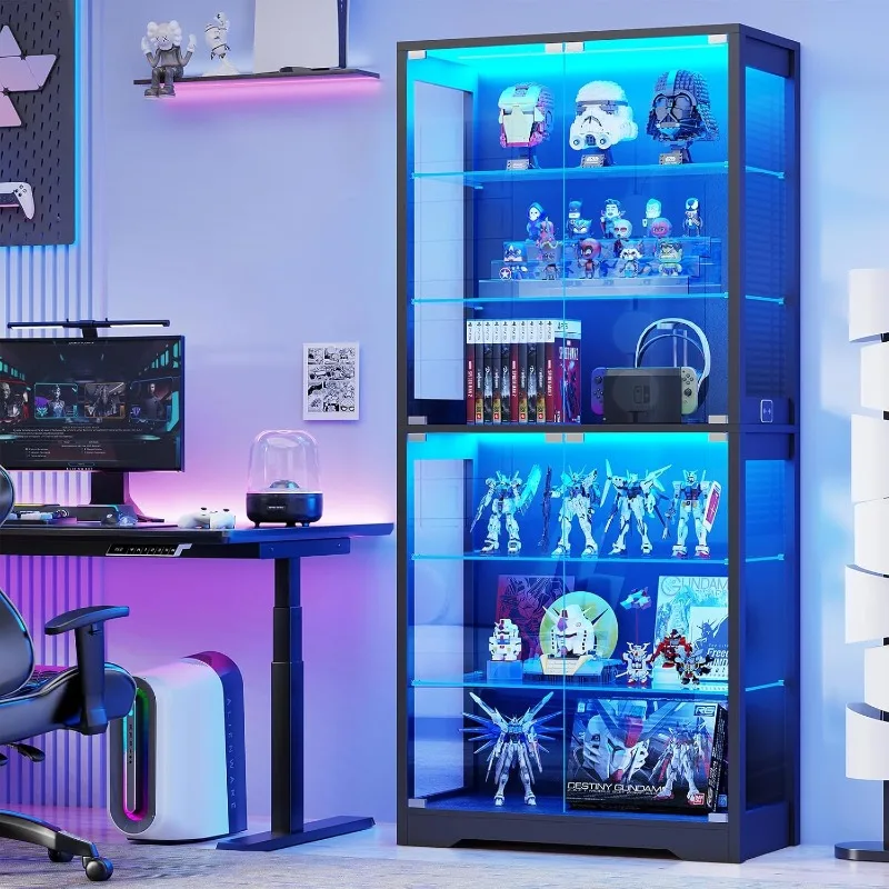BROTTAR Display Cabinet with G - Glass Cabinet Display recension och pris