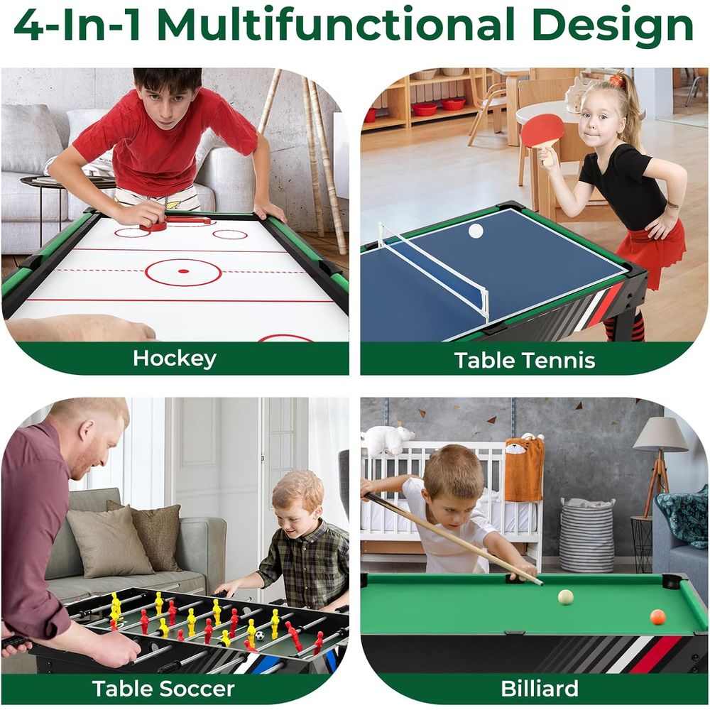 All-in-One 49 Multi-Game Table - Air Hockey Table recension och pris