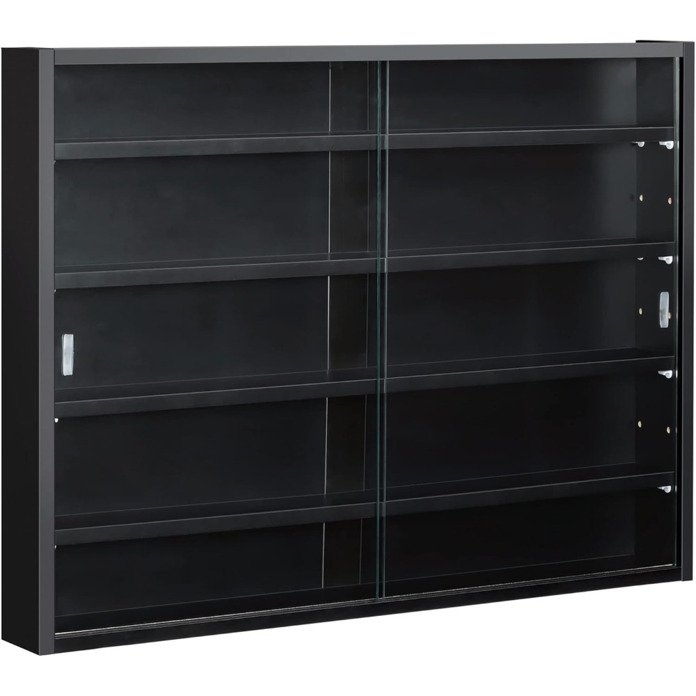 5-Tier Display Cabinet, Glass  - Glass Cabinet Display recension och pris