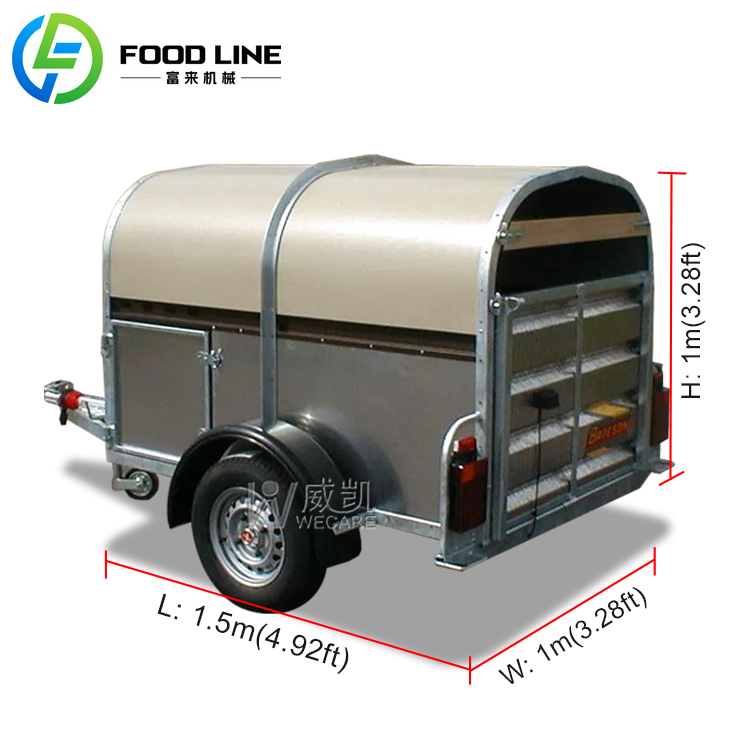 FILAI New Arrival Mobile Snack - Hot Dog Vending Cart recension och pris