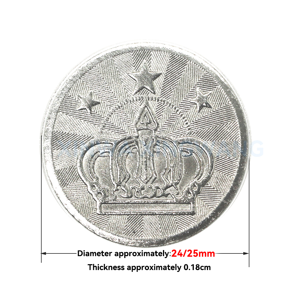 100PCS  Coins Tokens Stainless - Token Coin Mechanism recension och pris