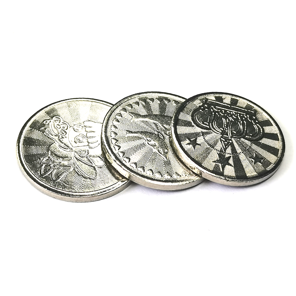 100PCS  Coins Tokens Stainless - Token Coin Mechanism recension och pris