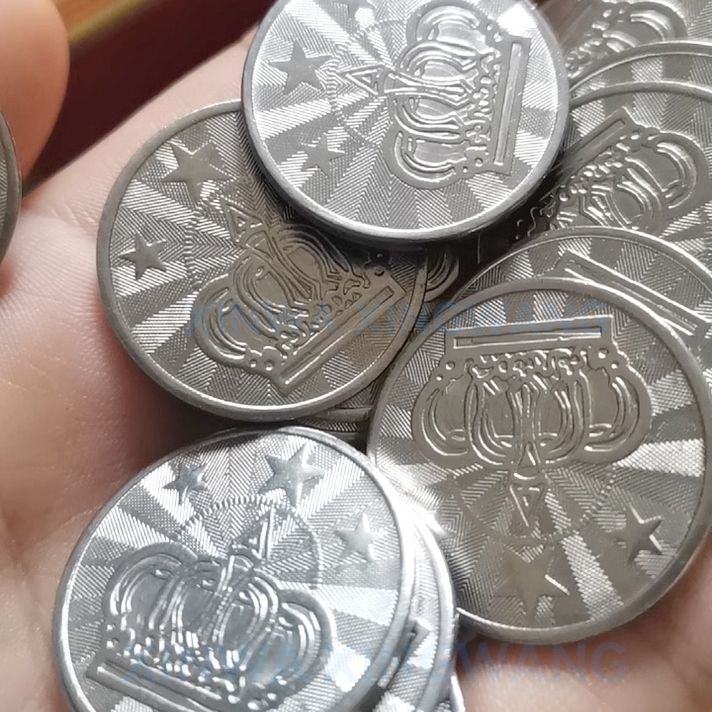 100PCS  Coins Tokens Stainless - Token Coin Mechanism recension och pris