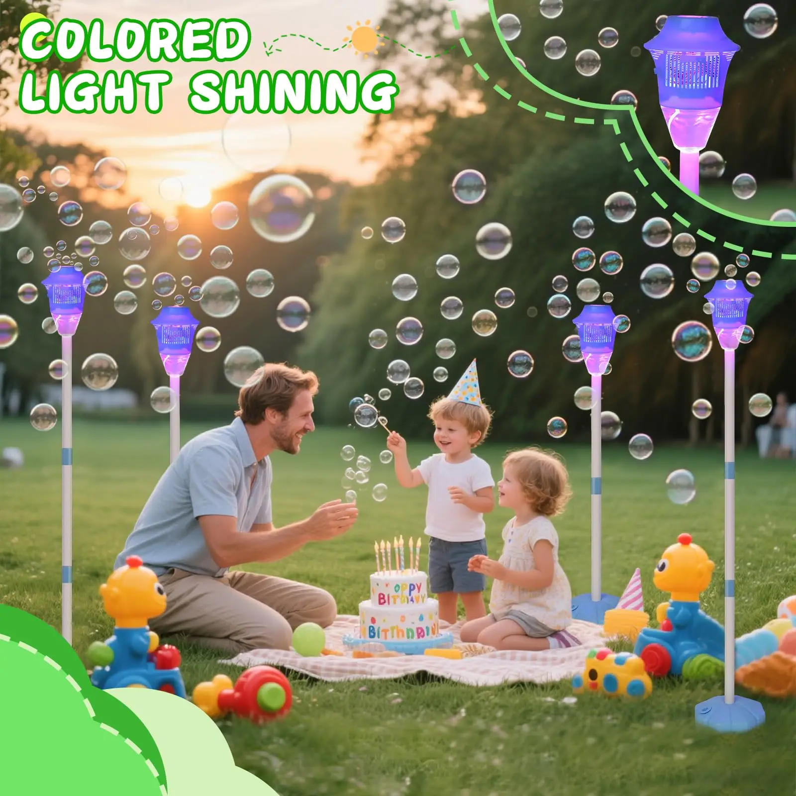 Stand Bubble Machine with Ligh - Bubble Gum Machine recension och pris