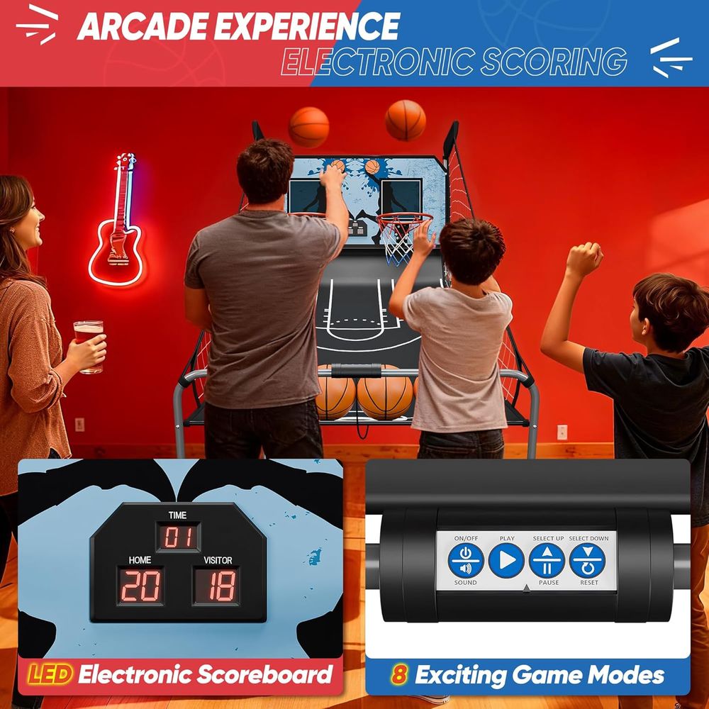 Indoor Basketball Arcade Game  - Arcade Games & Vending Co recension och pris