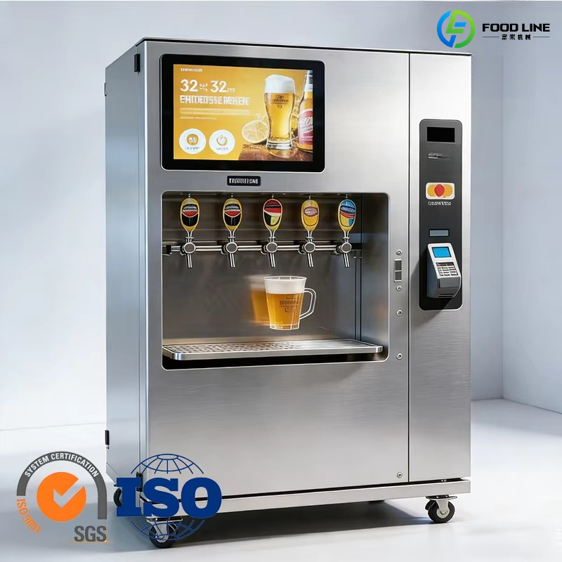 Self-Service Metal Beer Vendin - Vending Machine Qr Code recension och pris