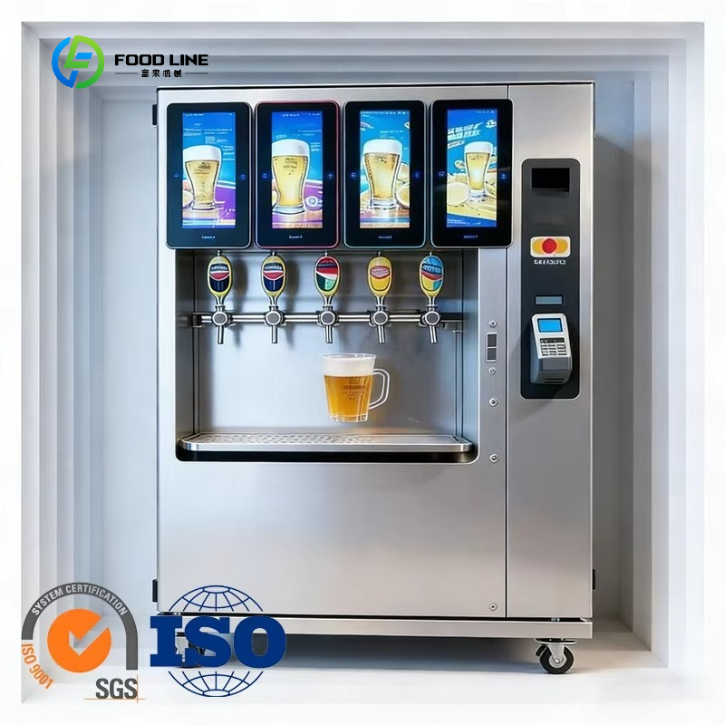 Self-Service Metal Beer Vendin - Vending Machine Qr Code recension och pris