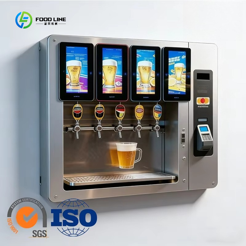 Self-Service Metal Beer Vendin - Vending Machine Qr Code recension och pris