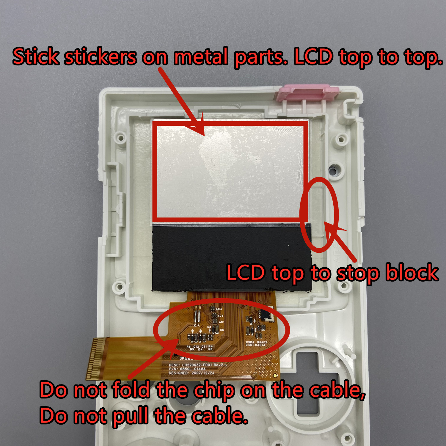 2.2 inches GBC LCD High bright - Lcd Screen Arcade recension och pris