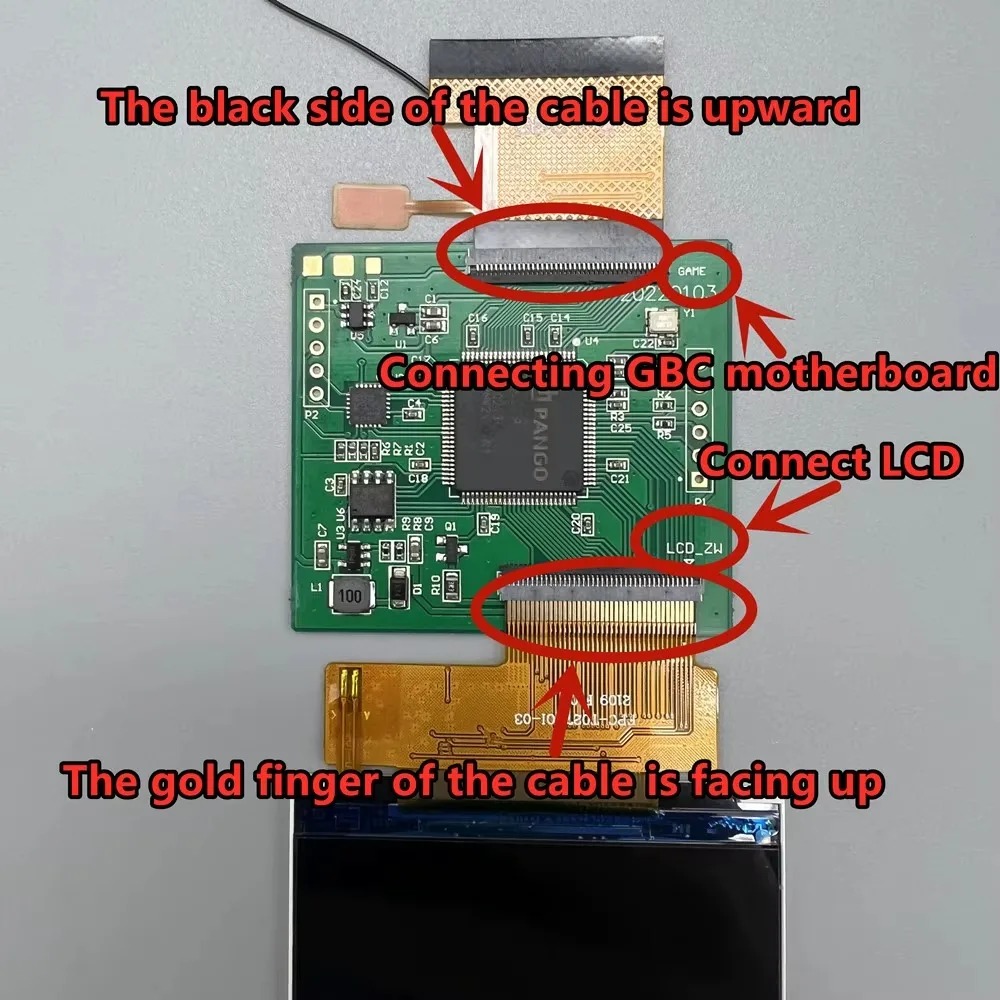 Original Size New 2.45 GBC IPS - Lcd Screen Arcade recension och pris