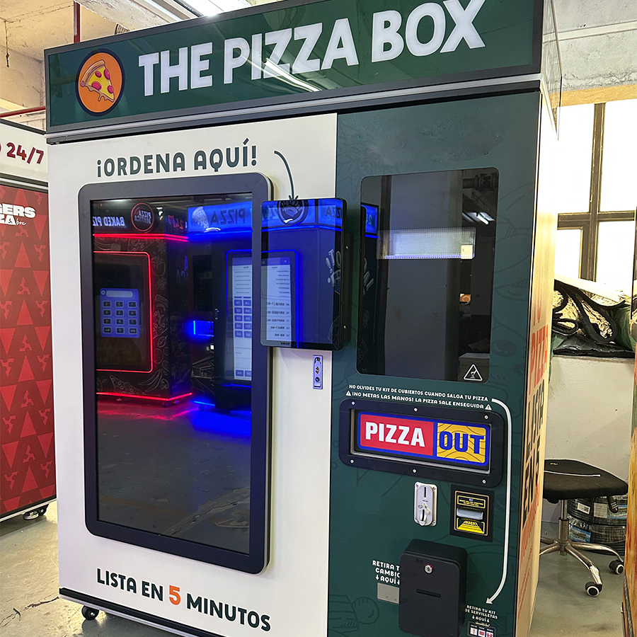 Customized Fast Food Pizza Ven - Commercial Vending Machine recension och pris